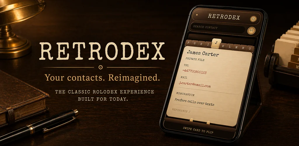 Promotional visual for RetroDex